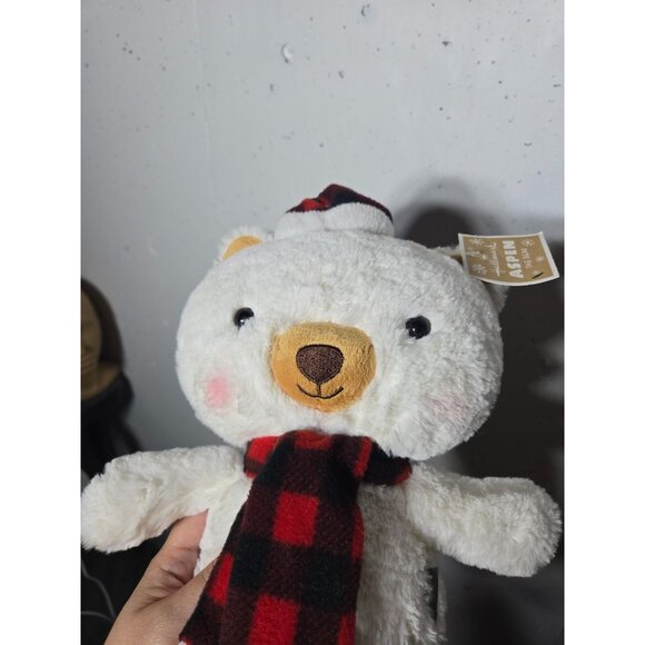 Hallmark Aspen the Bear Plush Stuffed Animal Polar Christmas Holiday Teddy NWT - Picture 3 of 10